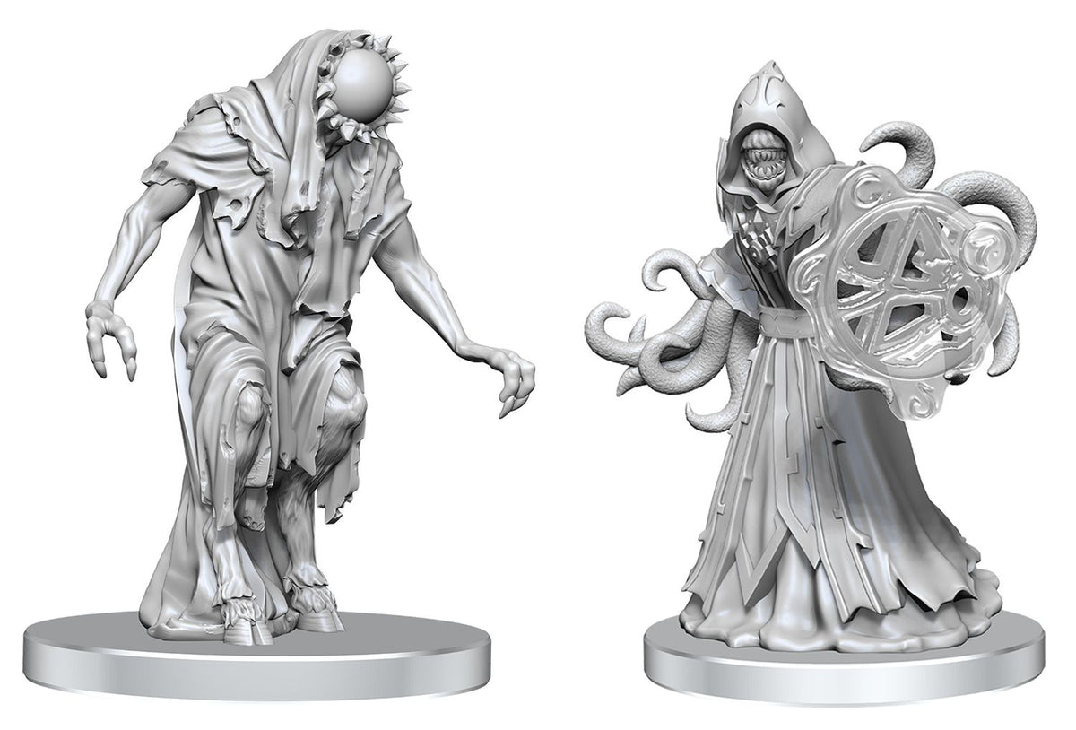 Pathfinder Unpainted Minis: Aghash & Venedaemon