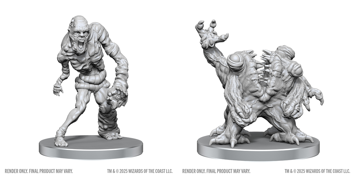 D&D Unpainted Minis: Rutterkin & Maw Demon
