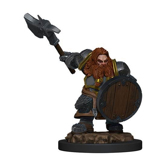 D&D Premium Painted Minis: Male Dwarf Fighter