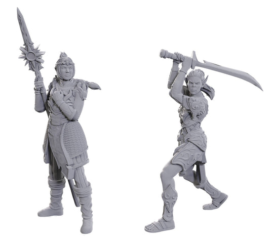 D&D Unpainted Minis: BG3 Lae'Zel & Shadowheart