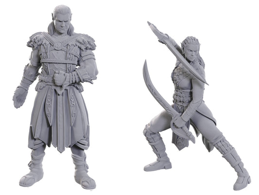D&D Unpainted Minis: BG3 Jaheira & Halsin