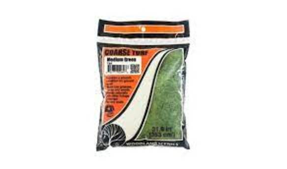 Coarse Turf - Medium Green (18 cu. in)