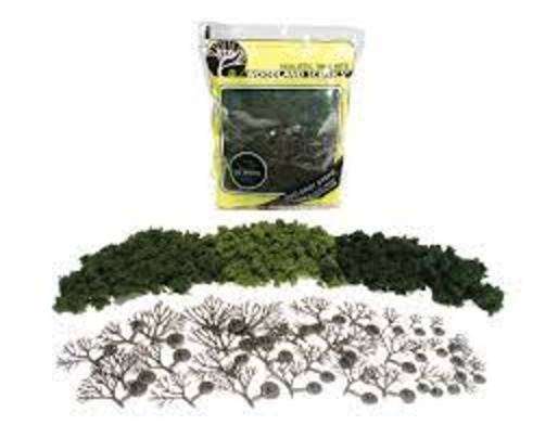 Realistic Trees Kit (Deciduous 3/4"-3")