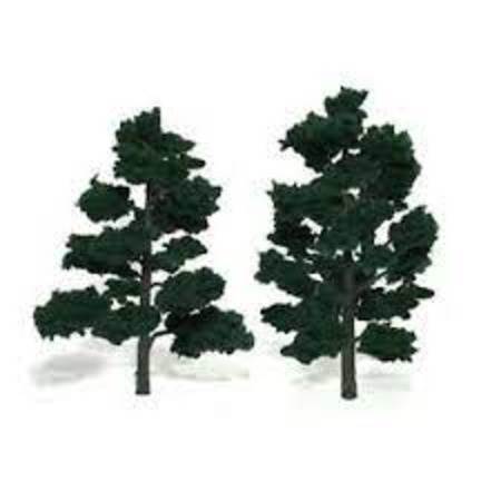 Ready-made Dark Green Trees 6-7 inches