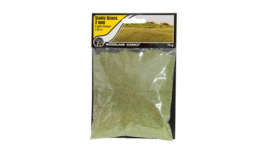 Static Grass 2mm Light Green