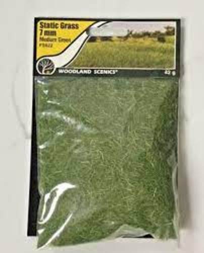 Static Grass 7mm Medium Green