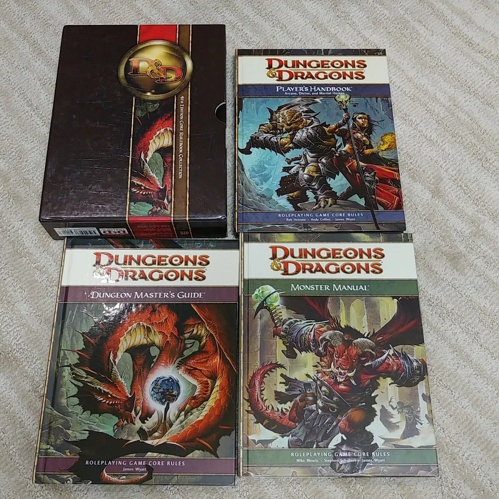 D&D 4th Edition Core Rulebook Collection