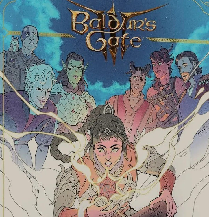 D&D: The Offical Baldur's Gate 3 Coloring Book