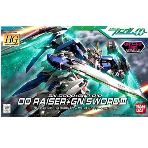 GN-0000 + GNA-010 00 Raiser+GN Sword III