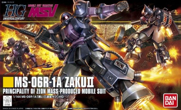 MS-06R-1A Zaku II Black Tristars