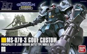 HGUC MS-07B-3 Gouf Custom (Reissue)