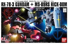 HGUC RX-78-3 Gundam + MS-09RS Rick-Dom (Reissue)