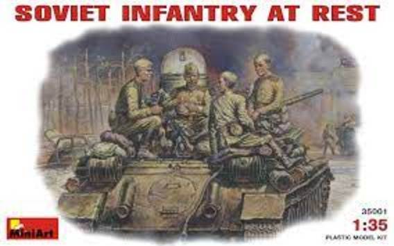 Soviet Infantry at Rest 1943-45