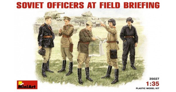 Soviet Officers at Field Briefing