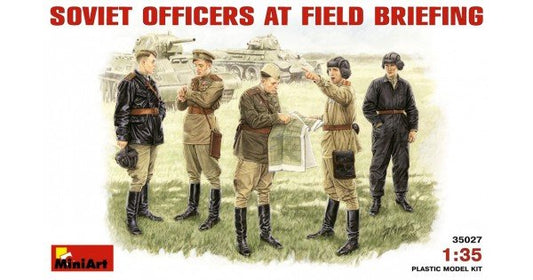 Soviet Officers at Field Briefing