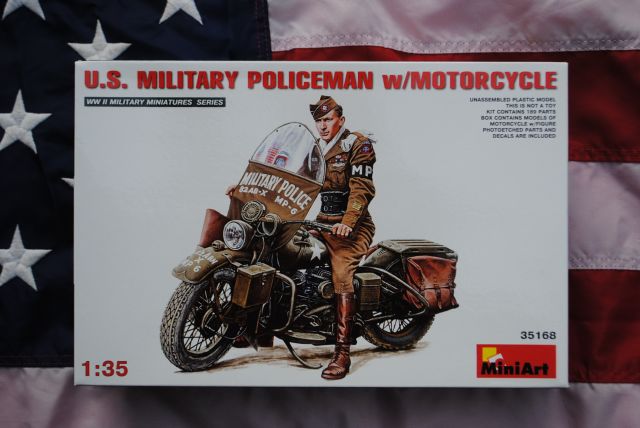 U.S. Military Policeman w/ Motorcycle