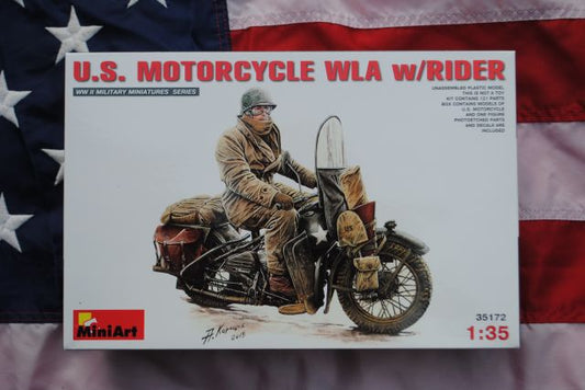 U.S. Motorcycle WLA 1/ Rider