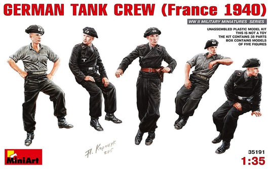 German Tank Crew France 1940