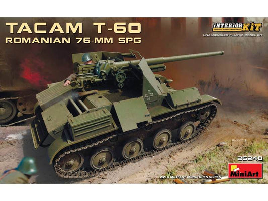 TACAM T-60 Romanian 76mm SPG w/Interior