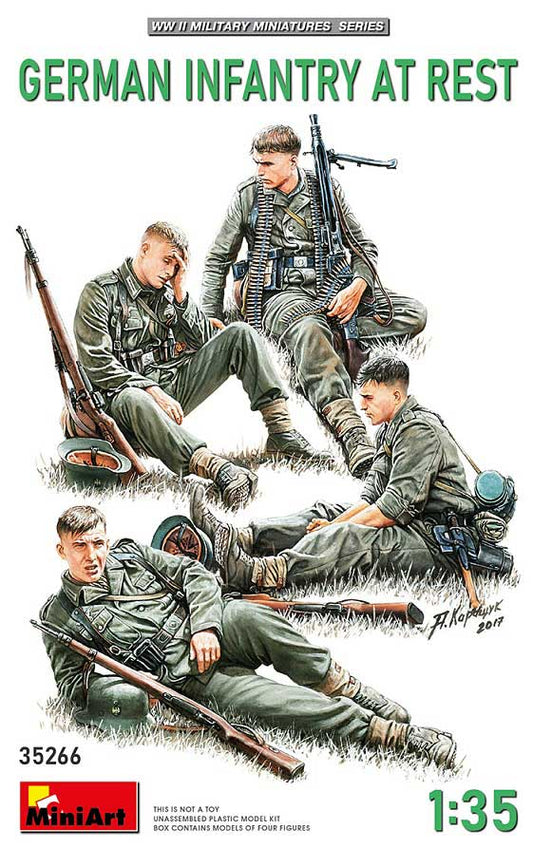 German Infantry at Rest
