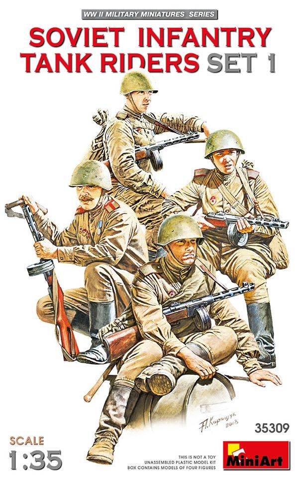 Soviet Infantry Tank Riders Set 1