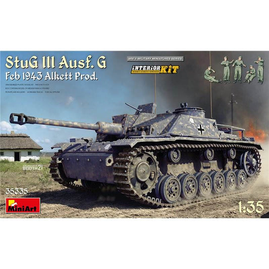 StuG III Ausf.G Mar 1943 Alkett Prod. w/Interior & Crew