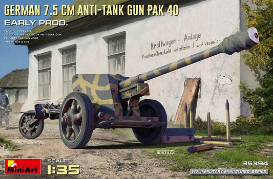 German 7.5cm Anti-Tank Gun Pak 40