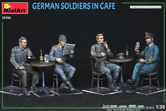 German Soldiers in Cafe