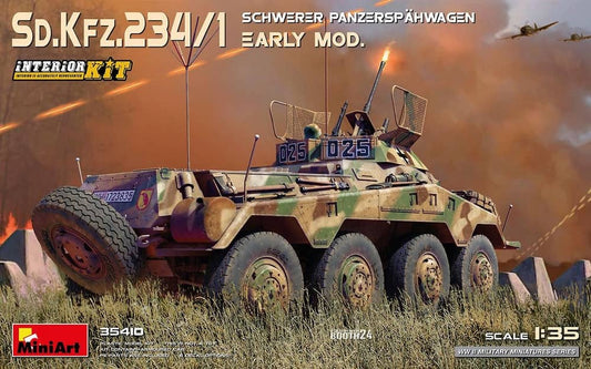 Sd.Kfz.234/1 Schwerer Panzerspahwagen Early Mod. w/Interior