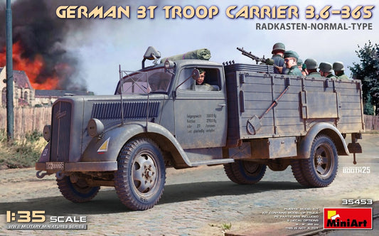 German 3T Troop Carrier 3.6-365