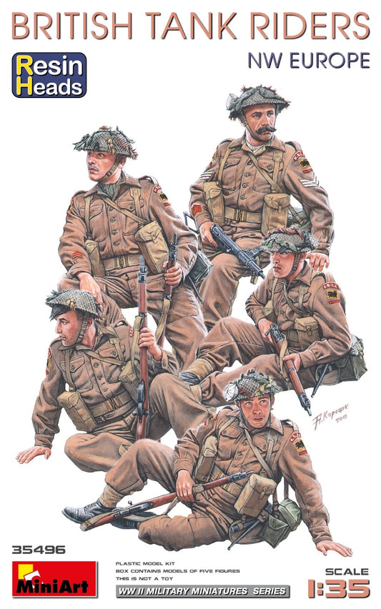British Rank Riders NW Europe RESIN