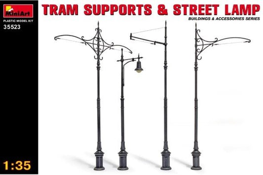 Tram Supports & Street Lamp