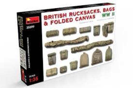 British Rucksacks, Bags, & Folded Canvas (WWII)