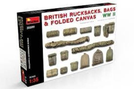 British Rucksacks, Bags, & Folded Canvas (WWII)