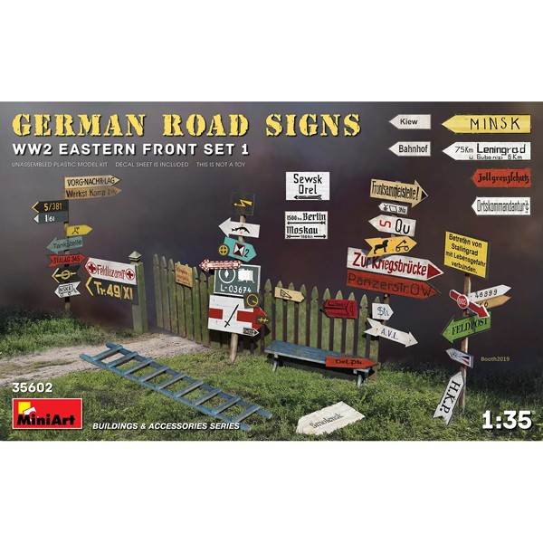 German Road Signs WW2 Eastern Front Set 1