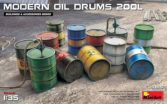 Modern Oil Drum 200L Set