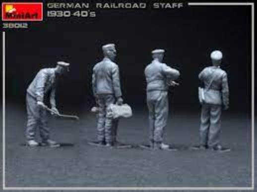 German Railroad Staff 1930-40s