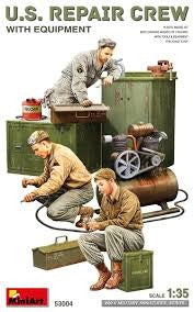 U.S. Repair Crew with Equipment