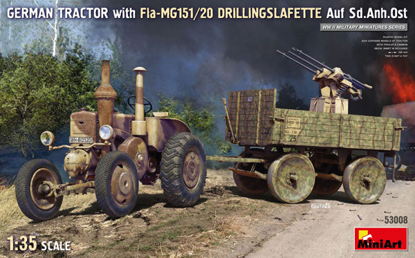 German Tractor W/ Fla-MG151/20 Drillingslafette