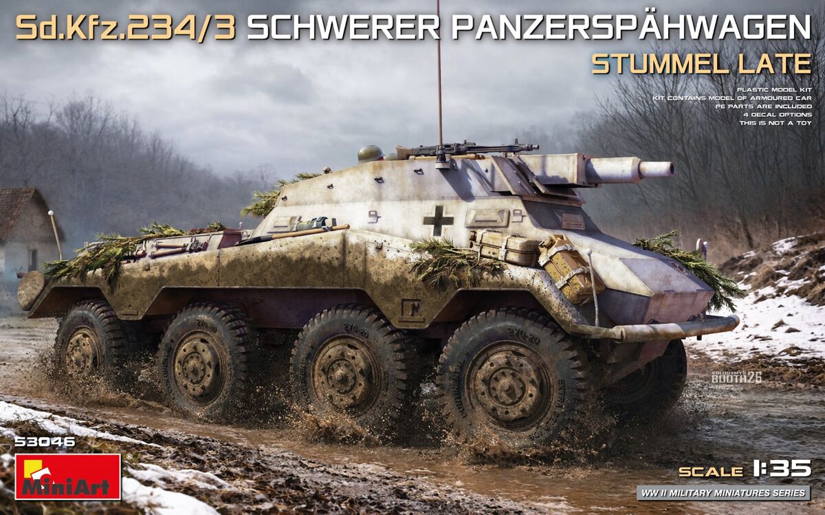 Sd.Kfz.234/3 Schwerer Panzerspahwagen