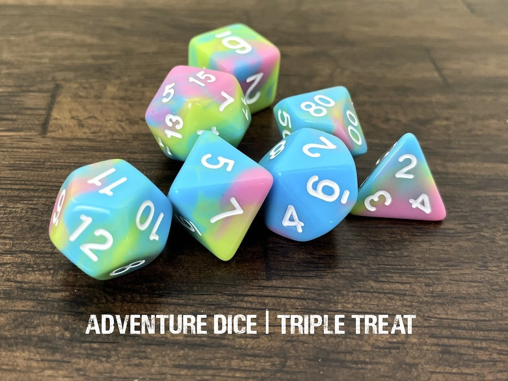 Standard Dice Set - Triple Treat