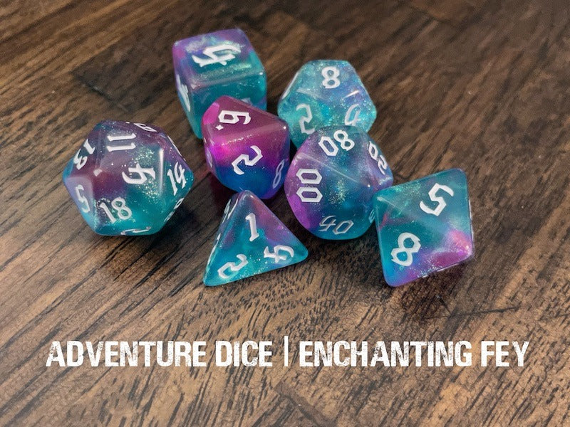 Standard Dice Set- Enchanting Fey