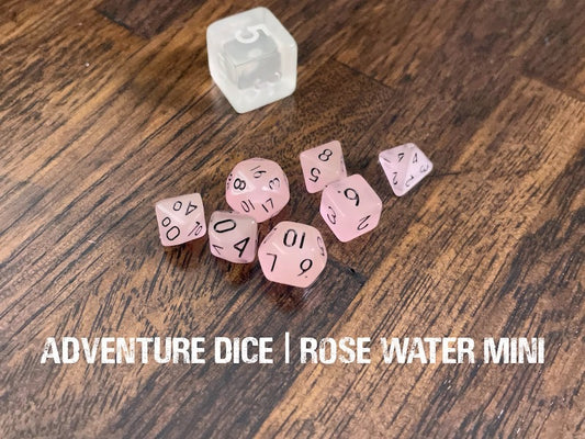 Small Dice Set - Rose Water