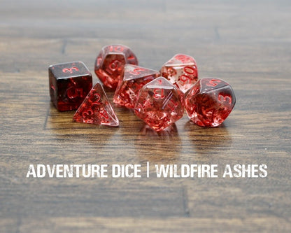 Standard Dice Set - Wildfire Ashes