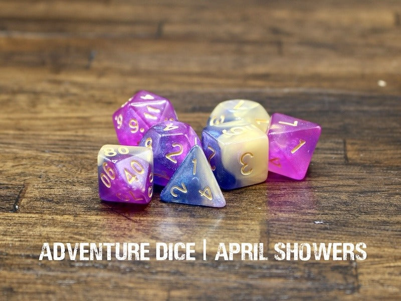 Standard Dice Set - April Showers