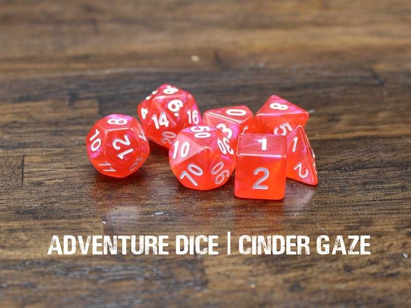 Standard Dice Set - Cinder Gaze