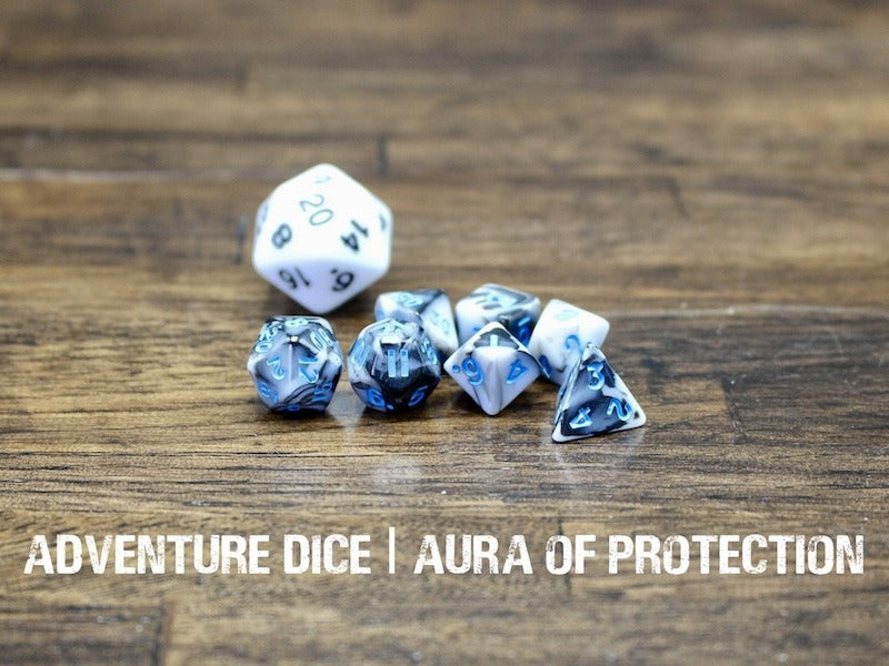 Small Dice Set - Aura of Protection