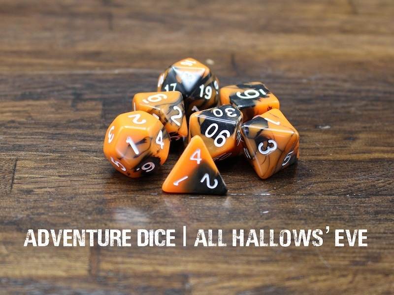 Standard Dice Set- All Hallow's Eve