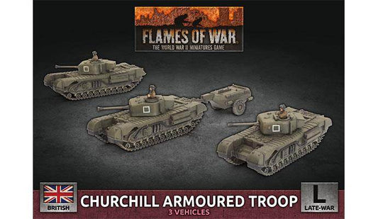 British Churchill Armoured Troop