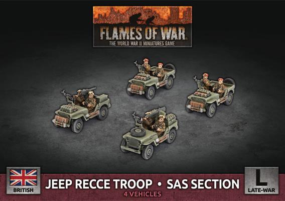 Jeep Recce Troop/SAS Section (4 pcs.)